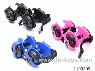 Roller skate covers with flint lights