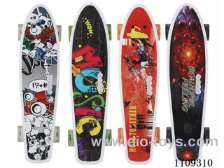 Skateboard transparent wheel lights