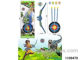 Dinosaur Bow and Arrow + Round Target