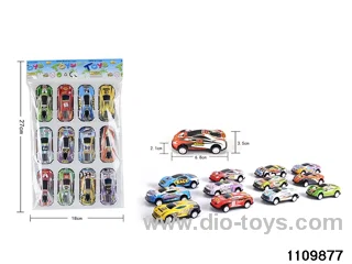 12pcs Alloy pull back Set