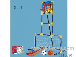3-in-1 hockey set sports toy