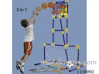 3-in-1 hockey set sports toy
