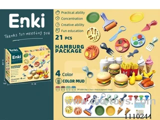 color clay Hamburger set