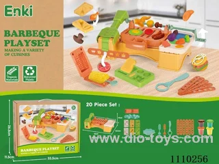 color clay Portable picnic box (straw)
