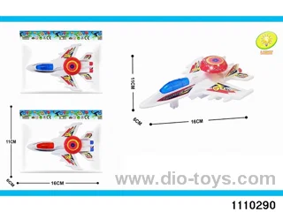 Pull-wire aircraft with lights