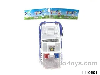 Pull-wire lighted police car
