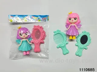 Girl's Toy Doll Set