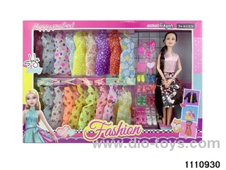 11.5 inch 9 jointed doll set