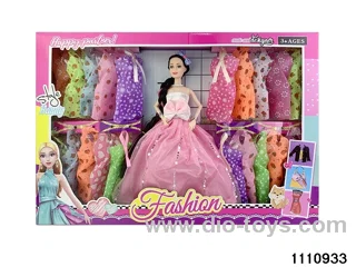 11.5 inch 9 jointed doll set