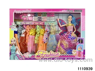 11.5 inch 9 jointed doll set