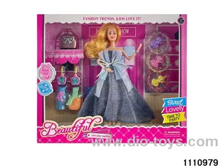 11.5 inch 9 jointed doll set