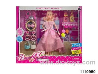 11.5 inch 9 jointed doll set