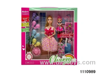 11.5 inch 9 jointed doll set