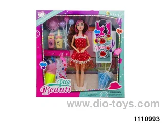 11.5 inch 9 jointed doll set