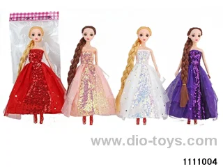 11.5 inch 9 jointed doll set