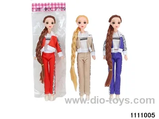 11.5 inch 9 jointed doll set