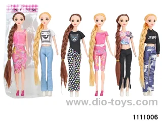 11.5 inch 9 jointed doll set