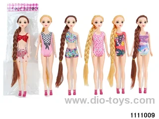 11.5 inch 9 jointed doll set