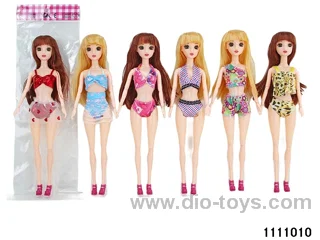 11.5 inch 9 jointed doll set