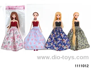 11.5 inch 9 jointed doll set