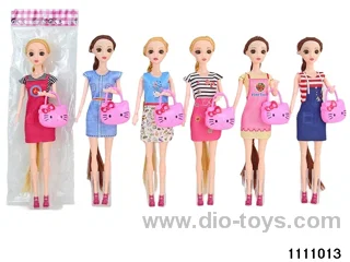 11.5 inch 9 jointed doll set