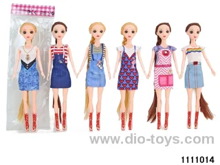 11.5 inch 9 jointed doll set