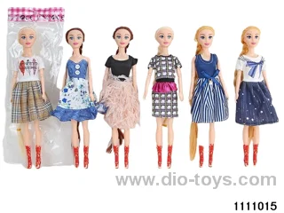 11.5 inch 9 jointed doll set