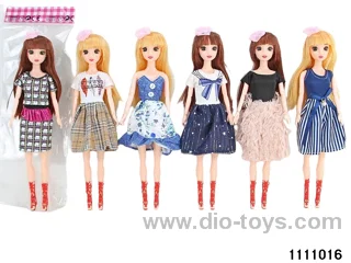 11.5 inch 9 jointed doll set