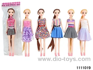 11.5 inch 9 jointed doll set