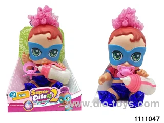 14 inch doll set with colourful lights and music