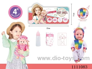 12 "unicorn themed baby diaper + baby bottle 4 sound IC power package