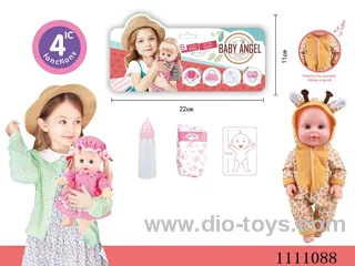 12 "giraffe theme baby diaper + baby bottle 4 sound IC power package
