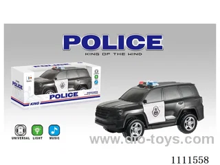 Electric universal simulation Toyota off-road police car with lights and music