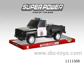 Inertia car GMC pickup police car