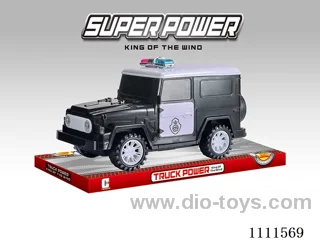 Inertia car Retro Toyota off-road police car