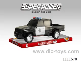Inertia car 4-door pickup police car