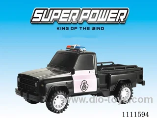 Inertia car GMC pickup police car