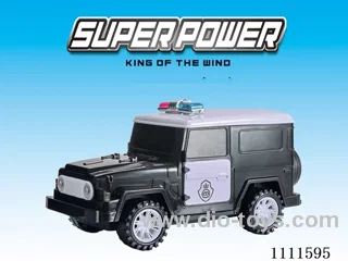 Inertia car Retro Toyota off-road police car