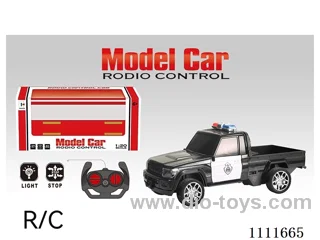 Remote control car 4 ch pickup police car