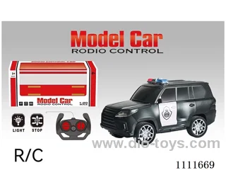 Remote control car 4 ch Lexus off-road police car