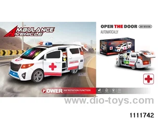Electric Simulation Ambulance in color box