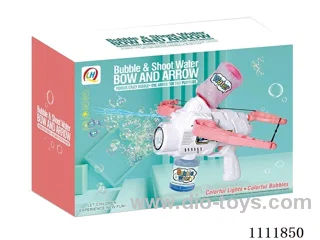 Electric bubble gun 2-in-1 crossbow