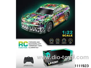 RC car with light(no electricity included)