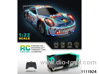 RC car with light(no electricity included)