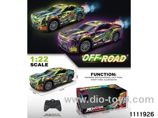 RC car with light(no electricity included)