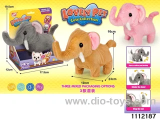 Plush Electric Elephant