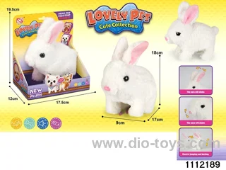 Plush electric rabbit