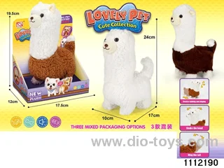 Plush electric alpaca