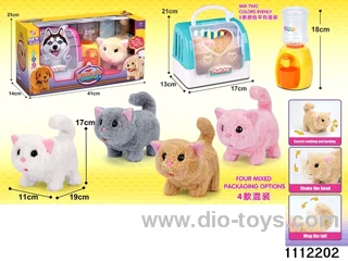Plush Battery Operated Cat