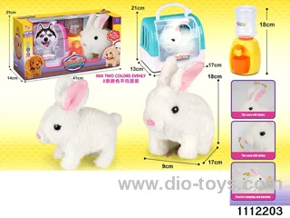 Plush electric rabbit